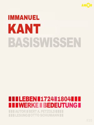 cover image of Immanuel Kant (1724-1804)
